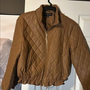 Marc New York Brown Quilted Puffer Jacket